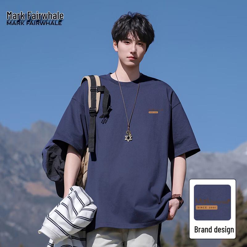 Mark Fairwhale Men's Solid Outdoor Style Short Sleeve T-shirt