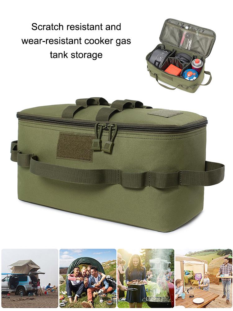 Camping Storage Bags Large Capacity Gas Stove Canister Pot Carry Bags Multifunctional Pouch Storage Bag for Hiking Camping Bag