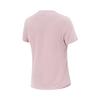 Li Ning Cool Tea Letter Round Neck Ice Silk Quick Dry Comfortable Breathable Versatile Short Sleeve T-Shirt Women Tops Milk-Stone-Pink ATSV276-5