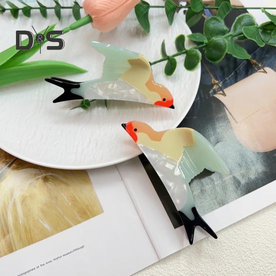 Kvinners Hårklype Duevinge Design Bakhode Hårklemme Lett Komfortabel Sklisikre Tenner Hårstylingsklemme