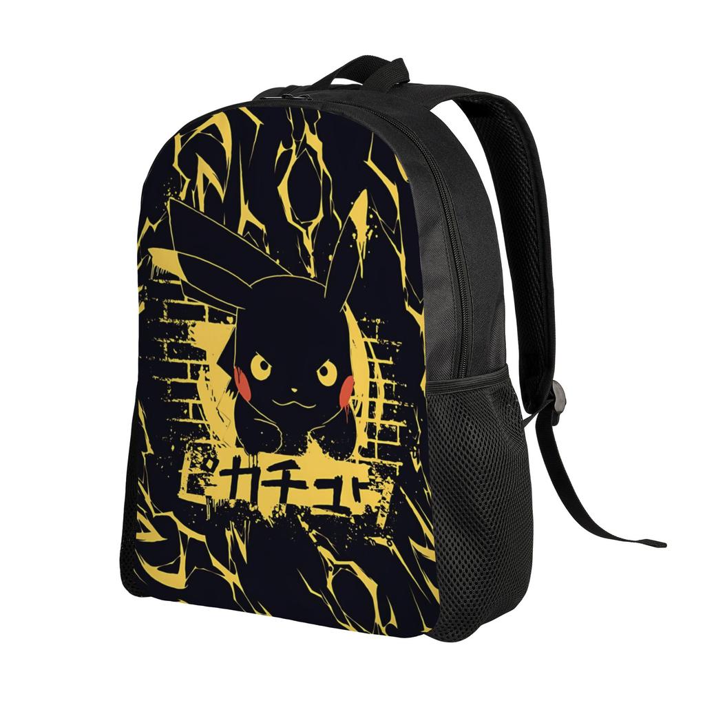 Fashion Backpacks Pokemon Backpack Daypack Pikachu Mochila Travel Sturdy Shoulder Rucksack