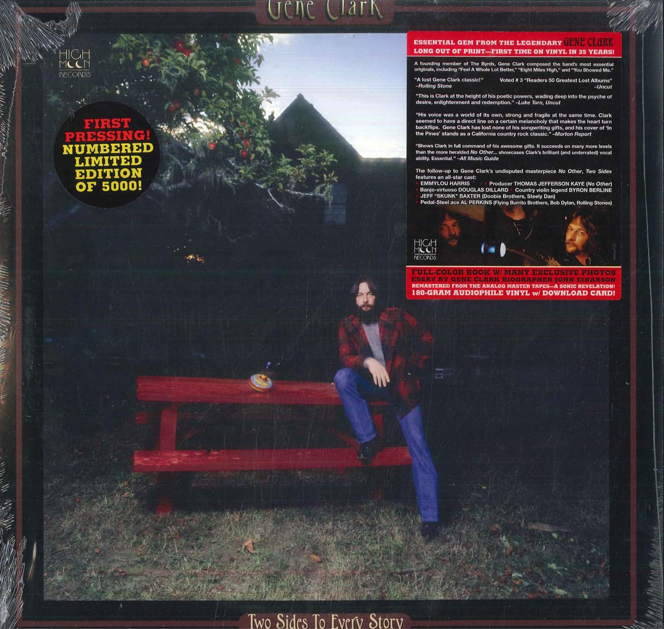 

Виниловая пластинка GENE CLARK Two Sides To Every Story 180г HMRLP02 HIGH MOON 2013 США Рок