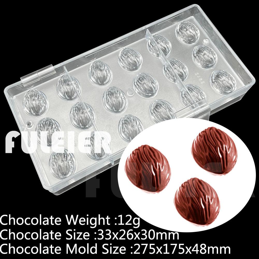 3D Polycarbonate Chocolate Mold For Baking Candy Bar Mould Sweets Bonbon Chocolate Cake Decoration Confectionery Tool Bakeware