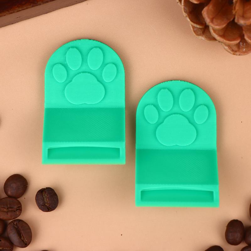 2Pcs Cat Food Can Opener Pet Cat Cog Food Bottle Opener Portable Non-Slip Easy Grip Easyclean Material Kitchen Tools