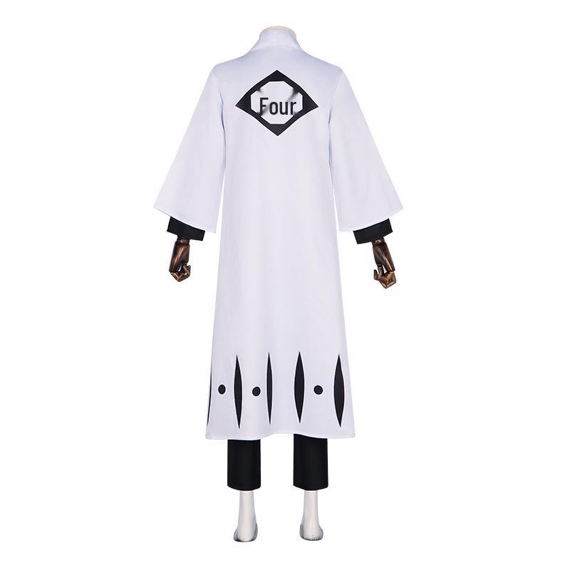 Ichigo Kurosaki Bleach Captain Haori Cosplay Costume Set for Halloween