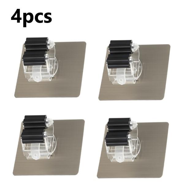 24pcs Wall Mounted Mop Organizer Holder Rack Brush Broom Hanger Hooks Housekeeper on Wall for bathroom Kitchen Storage Hook 1135₽