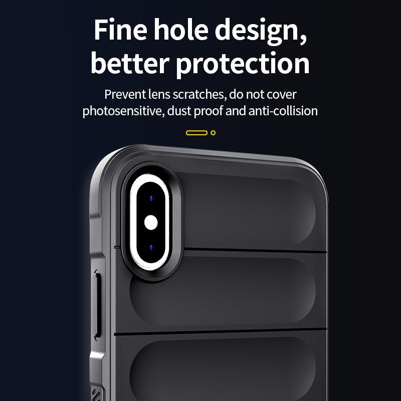 Für iPhone XS Max Hülle Hautfreundlich Stoßfest Silikon TPU Handy Rückseite für iPhone X XR XS Max Hülle Fundas iPhone XS Max