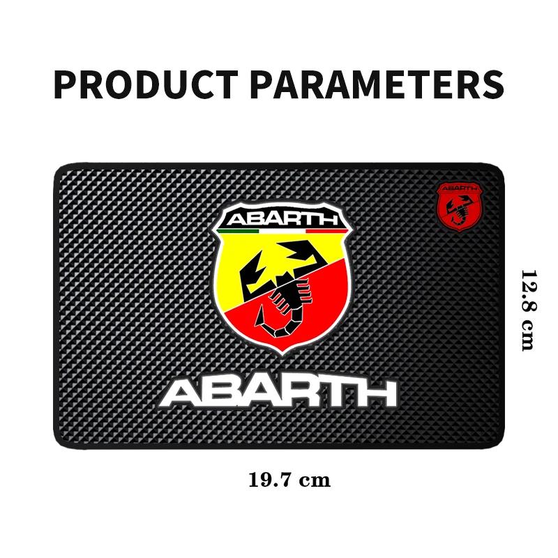 GJIFK1 1PCS Car Anti-Slip Mat Pad Rubber Mobile Sticky Dashboard Phone Stand Non-Slip Mat For Abarth Punto 124 125 500 Fiat Viaggio