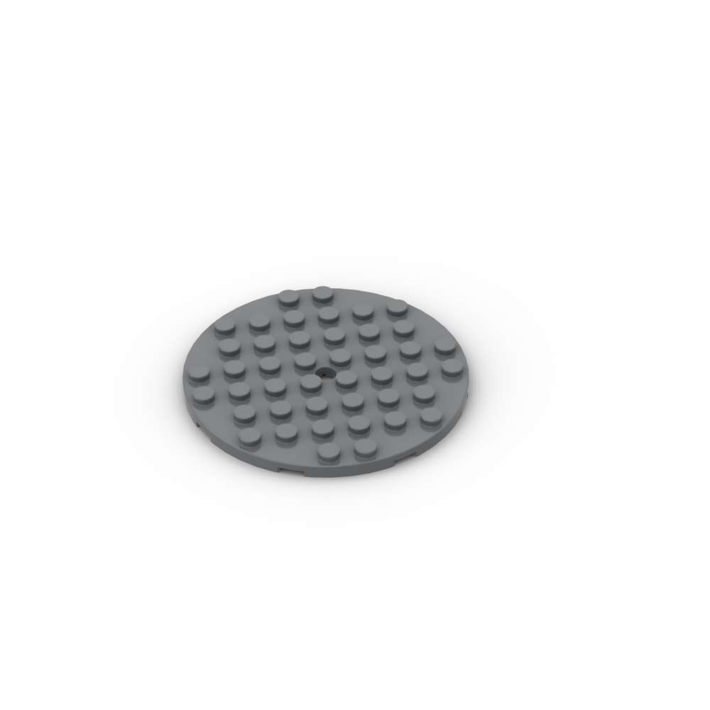 

Non-Toxic Moc 1Pcs 74611 Round 8X8 With Hole Plate Building Blocks Set Board Educational Bricks Particle Toys Children Birthday Kid Gifts