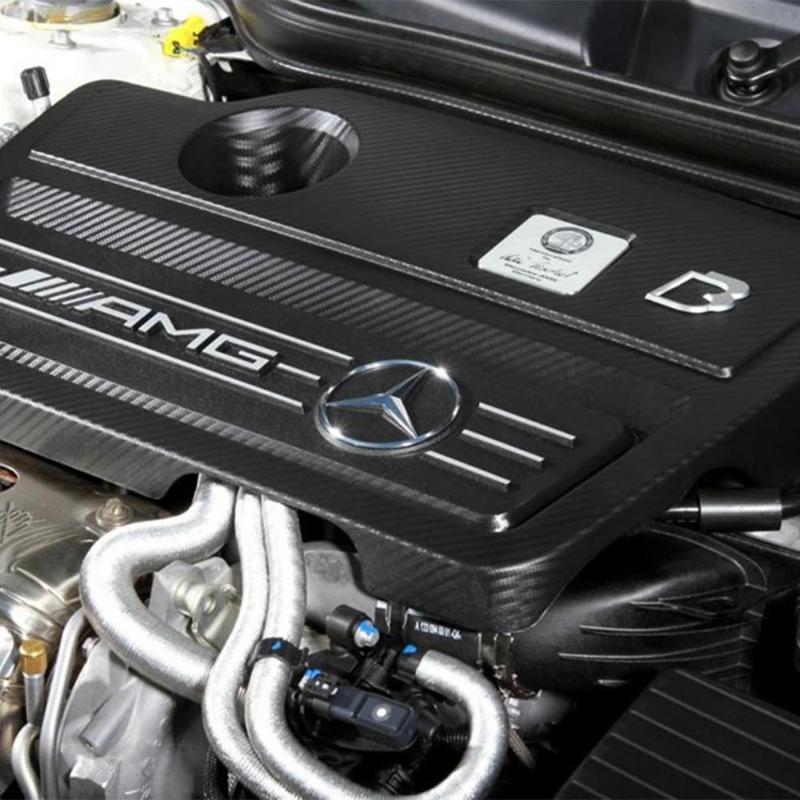 70 mm 3D-Metall-Motorhaubenemblem-Aufkleber für Mercedes-Benz ECGMSAB-Klasse W176 W204 W212 GLC CLA W168 W202