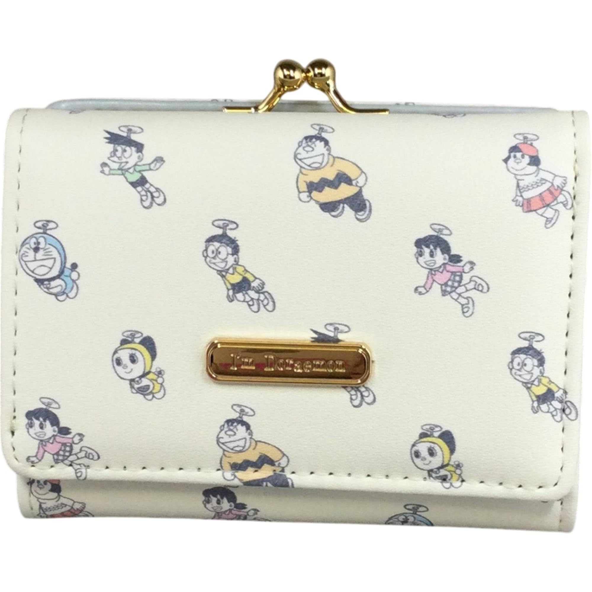 

Wallet with Friends [Aldi] Tri-fold Clasp, I m Doraemon DRA24-2,
