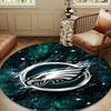 Philadelphia Eagles Round Mat, Anti-slip Circle Carpet Chair Rug For livingroom,Bedroom, Doormat Home Decor Gift Christmas Gifts
