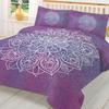 Purple Watercolor Mandala Duvet Cover Bed Bedding Set Home Textile Quilt Cover Pillowcases Bedroom Double Bedding Set No Sheet