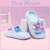 Adorable Cartoon Girls Slide Sandals With Soft Eva Material For Comfortable Indoor Use
