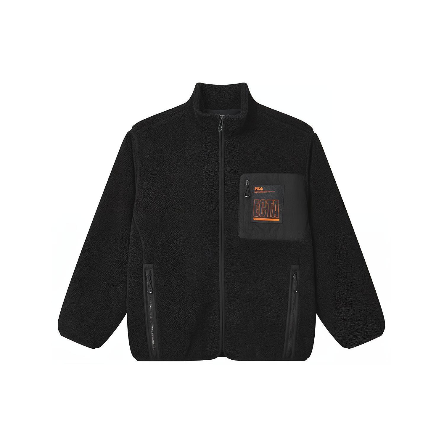 FILA Velvet feel Coat Men s Jet Black F51M249998F-BK M