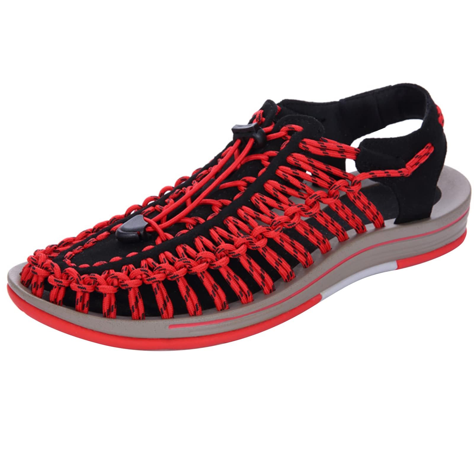 

NEARDREAM Sports Beach Hiking Stylish Size Men s Sandals, Sandals, Sandals, Red, 25.5cm