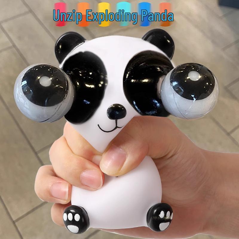 Exploding Eyes Dragon Man Panda Squeeze Toy - Decompression Artifact & Internet Celebrity Gift for Kids