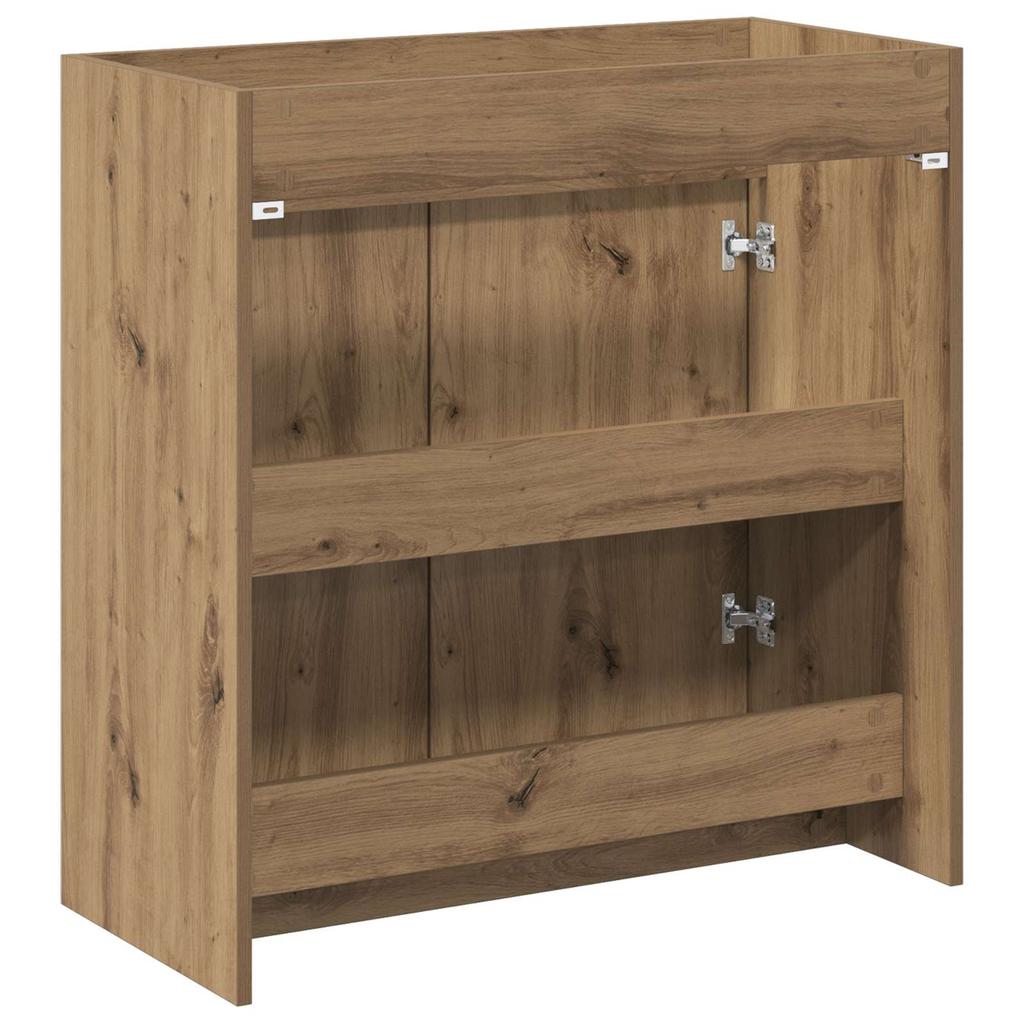 Bathroom Vanity Unit Artisan Oak 78.5 x 37.5 x 81 cm Particleboard