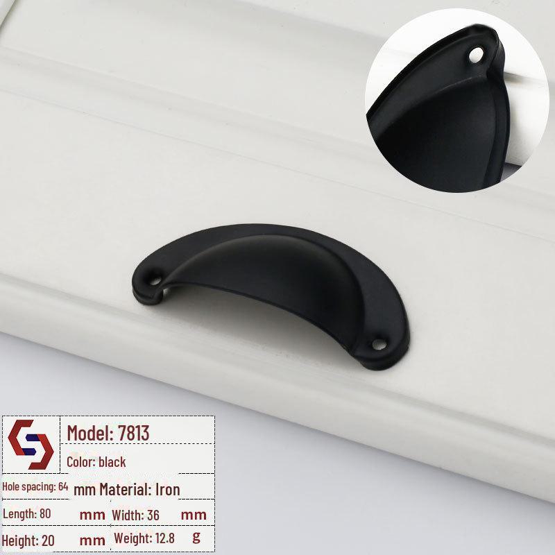 

Ручки для ящиков аптечки из нержавеющей стали в классическом китайском стиле 7813- чёрный