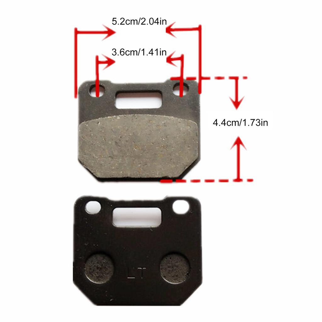 Motorcycle Metal Front And Rear Brake Pads For ATV Scooter Moped Motorcycle Parking Disc Bake Pad
