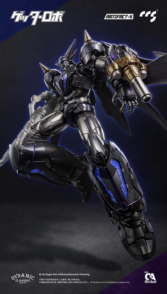 Global X CCSTOYS ARTIFACT X Series Black Getter and Magnet Painted Action Figure C&A Ltd. PVC, ABS, POM, PV, Alloy,