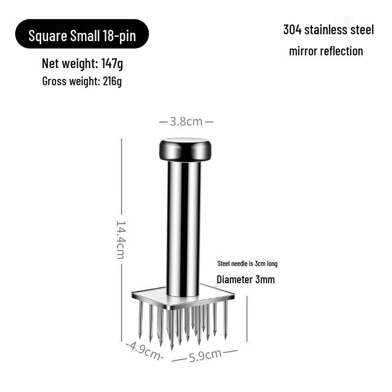 Zhi Shi 304 Edelstahl 28-Nadel Fleischklopfer