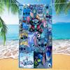 American Cartoon Figure Print Thick Microfiber Beach Towel Quick Dry Bath Blanket For Kids