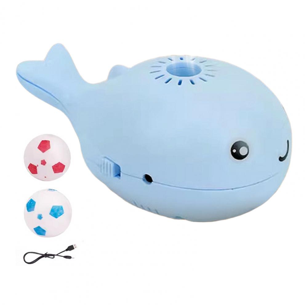 Multifunctional Cat Toy Rechargeable Floating Ball Cat Toy Lightweight Whale Shaped Pet Toy Electric Moving Ball for Cats синий