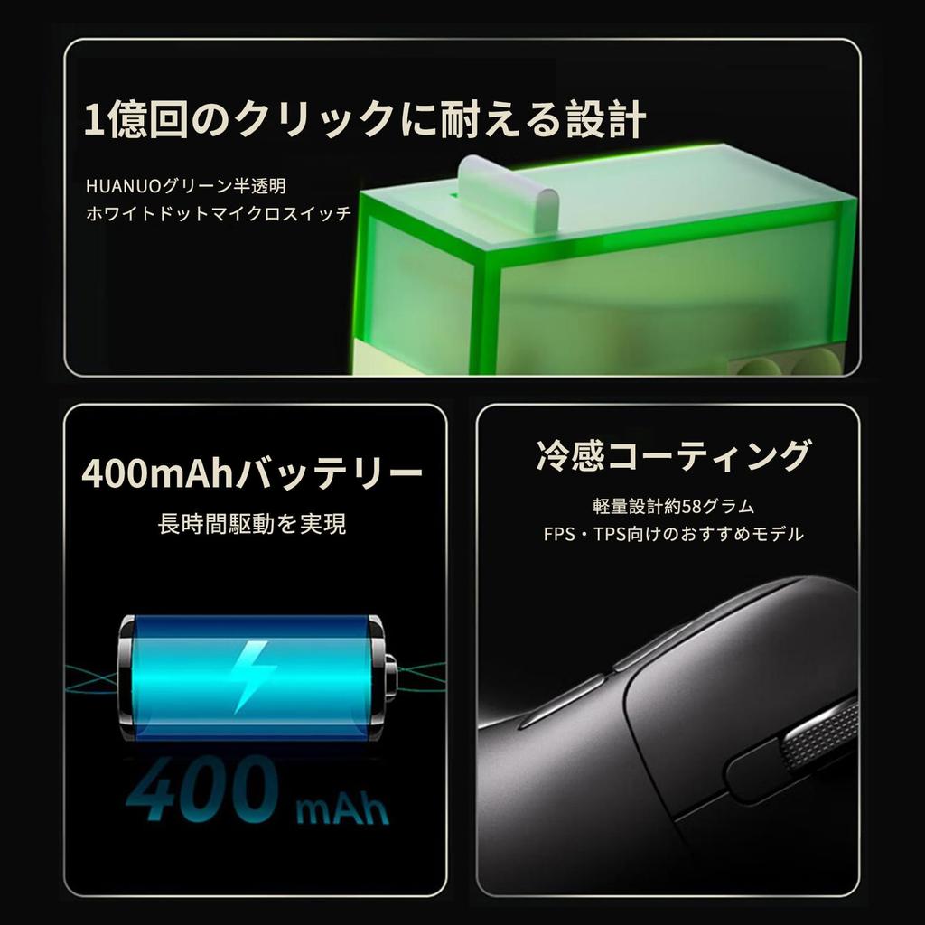 OUSEITECH X AJAZZ AJ179 APEX Wireless Gaming Low Lightweight OLED Display with Magnetic Charging 30000 750 8K Polling 50G DPI Cooling Ergonomic Design