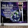 Mr Worldwide Dice To Live Laugh Love Telo da Parete MR 305 Pitbull Meme Telo da Parete Grande Tessuto Appeso a Parete Teli Tappetini Yoga
