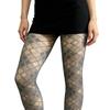 Womens Aesthetic Geometric Floral Patterned Lace Pantyhose Sheer Fishnet Tights Stockings Mesh Leggings for Casual Wear