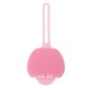 Pinceau à lèvres en silicone   Applicateur de rouge à lèvres anti-poussière Brosse à baume Housse de protection Rose