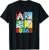 Mickey Goofy Donald Pluto Squad Black TShirt