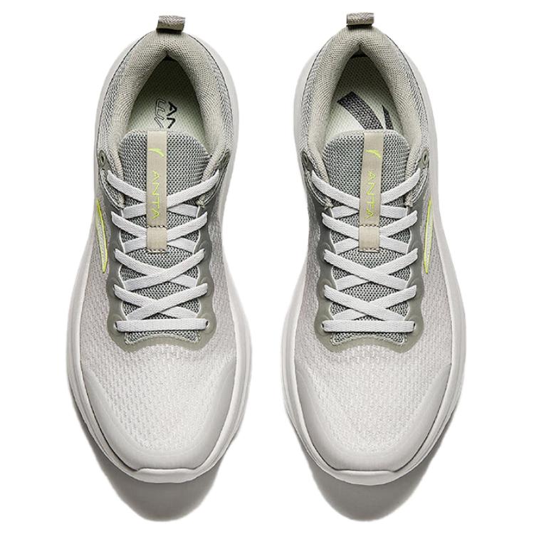 Anta Comfortable Non-Slip Low-Top Running Shoes Men Sneakers Gray 112427792-4