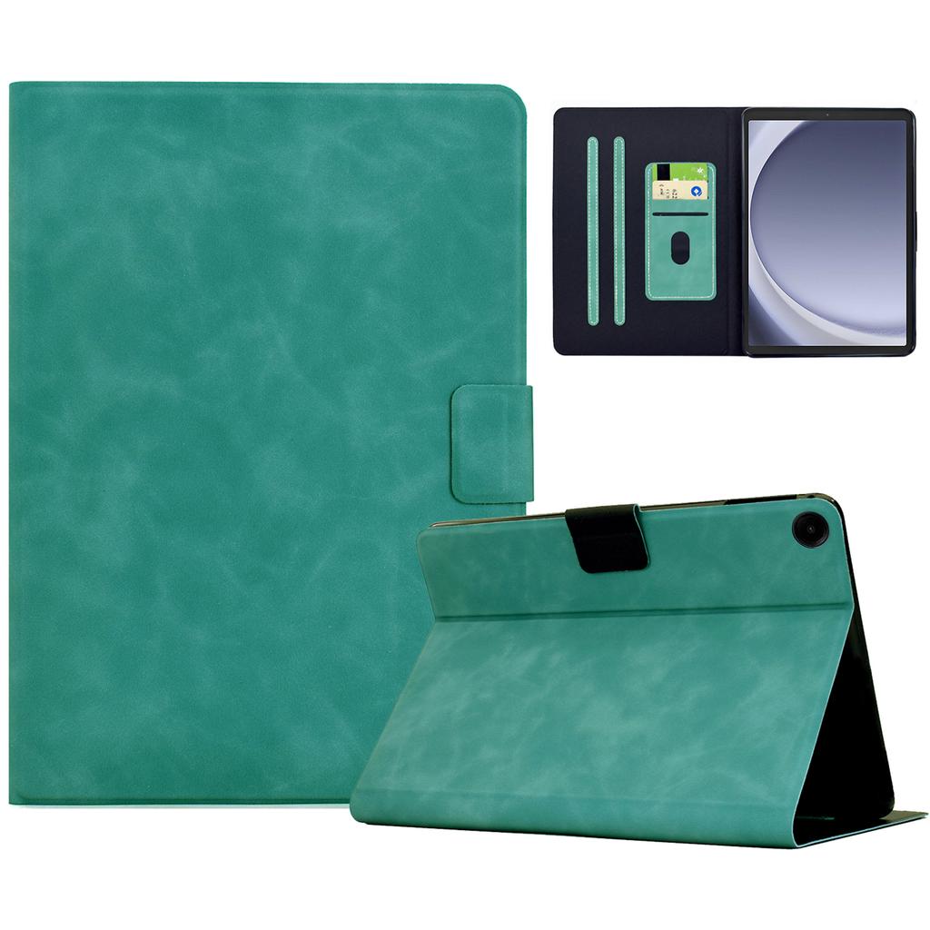 For Samsung Galaxy Tab A9 Case PU Leather Tablet Cover with Card Slots