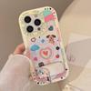 Dopamine Love Puppy for IPhone 16 Phone Case for IPhone 17 Mirror Stand 15promax
