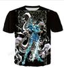 Saint Seiya 3D Print Short Sleeve T-Shirt Unisex Summer O-Neck Casual Streetwear Oversized T-shirt