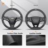 Car Steering Wheel Cover For Chevrolet Aveo Bolt Cavalier Cruze Onix Orlando Silverado Spark Tahoe Suburban Lacetti Tracker