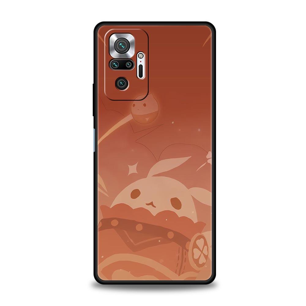 Genshin Impact Logo Phone Case For Xiaomi Redmi Note 12 5G 11 10 Pro Plus 9S 9 8 7 9T 8T 10C 9C 9A K50 Gaming Silicone Cover