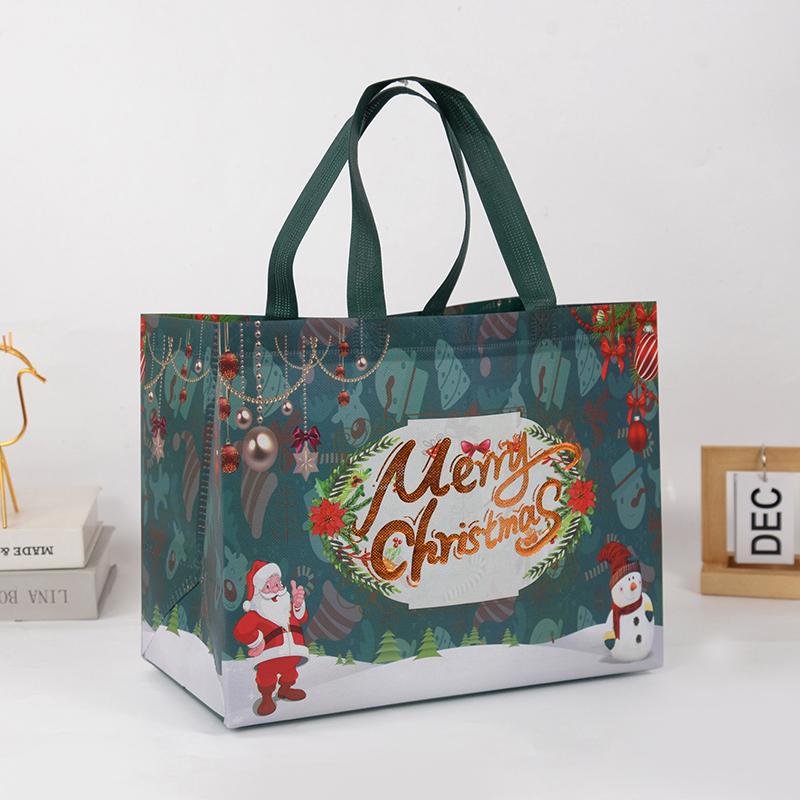 Christmas Gift Bag Santa Claus Snowman Candy Gift Packaging Bag 2025 Merry Christmas Party Home Decor Navidad Noel 2025 New Year