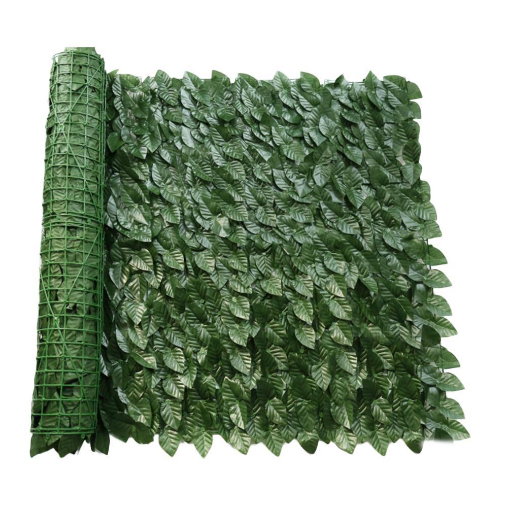 Leaf Fence Panels Plastic Artificial Hedges Fence Wall Screen Stitchable Greenery Eco-friendly Multifunctional Garden Home Decor
