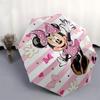 Minnie Mouse Themed Automatic Opening and Closing Umbrella, Brightly Colored 8-rib Portable Umbrella, Suitable for Men and Women, A Perfect Gift for C