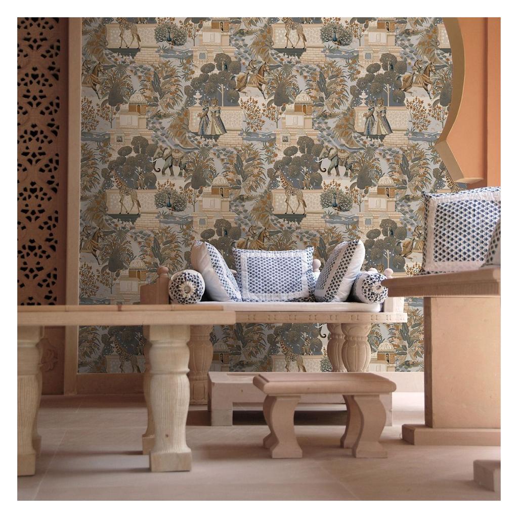Holden DÃ©cor Eastern Horizons Animal Palace Wallpaper
