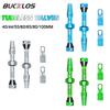BUCKLOS Tubeless Valve MTB Bike Presta Valve CNC Aluminum Alloy Road Gravel Tubeless Tire Nipples Removable Core Bike Tire Parts