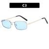 JYL Small Rectangle Sunglasses Unisex Vintage Metal Driving Luxury / 9550