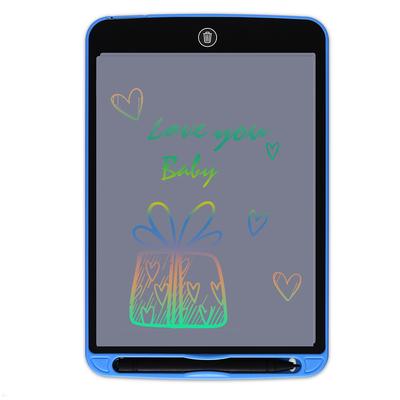 10 Zoll LCD Schreibtablett Löschbar Wiederverwendbar Elektronisches Schreiben Zeichnen Kritzelbrett mit Stift für Kinder Erwachsene Blau