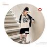Girls' 2025 Summer Fashion Sportswear Two-Piece Set - Trendy Short-Sleeved Outfit for Big Kids