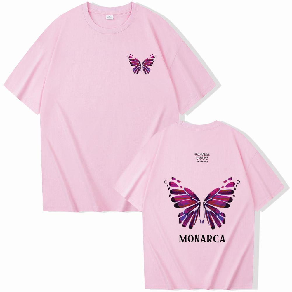 

2026 New Eladio Carrión Rose Album Tee Men Women Fashion Hip Hop Street T-shirt Casual Loose Oversized Tops High Quality T Shirt 4XL