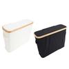 Toilet Paper Storage Basket Roll Paper Organizer Foldable Toilet Paper Holder with Lid for Bathroom
