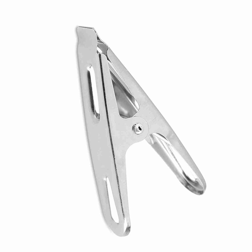 20Pcs Laundry Stainless Steel Clothes Peg Windproof Multi-functional Laundry Clip Small Sock Clip Balcony